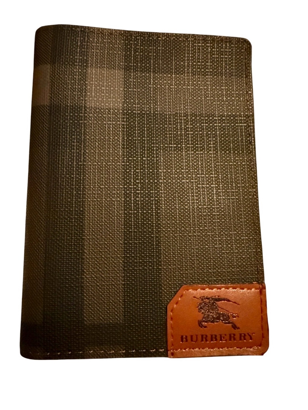 Designer Inspired Coated Leather Checkered Card wallet with Box